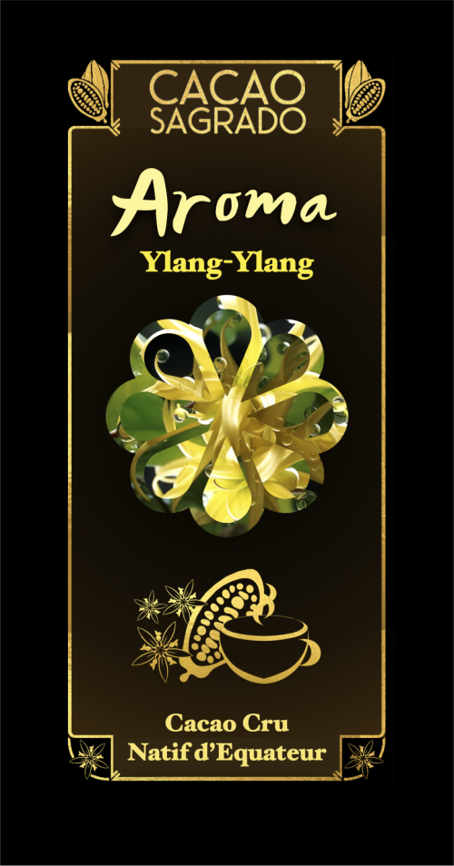 Cacao d'Equateur à l'Ylang-Ylang, 150gr-240gr