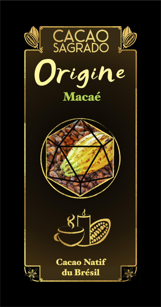 NOUVEAU: Cacao Macaé du Brézil, 150gr-240gr-500gr